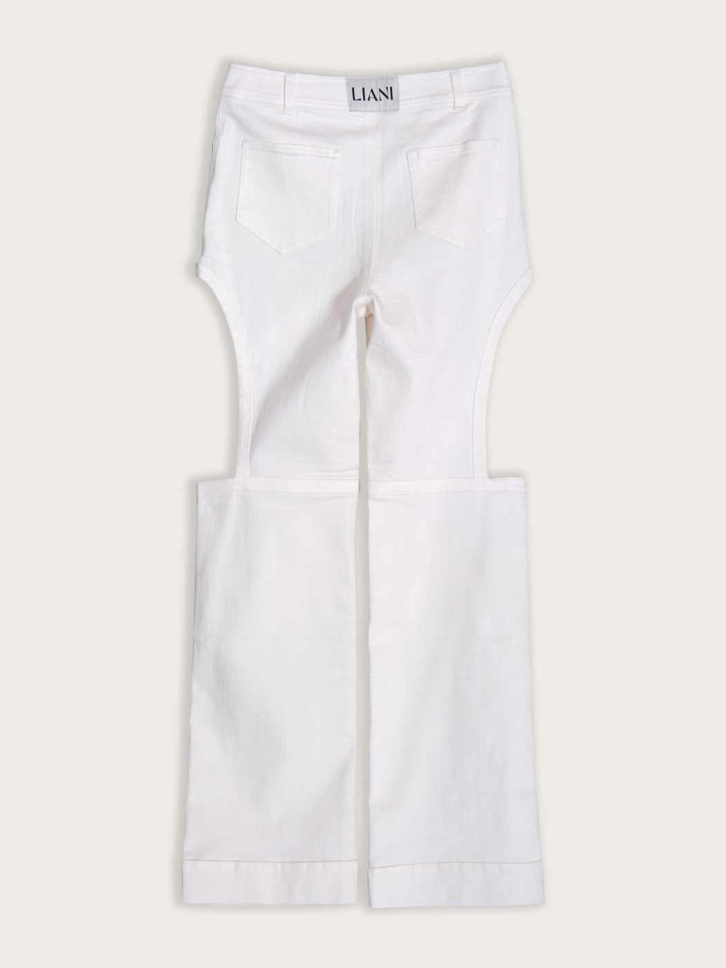 Photo secondaire du produit Jean Blanc Cut-Out de la marque Liani 