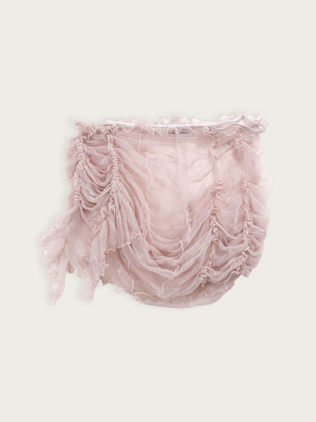 Photo principale du produit Jupe courte transparente  de la marque Mahaud