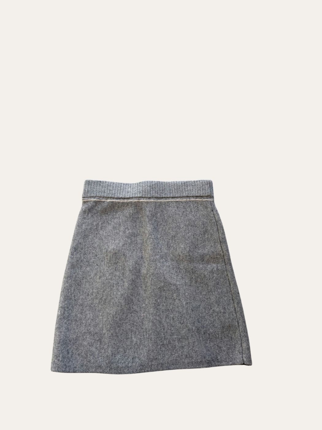 Photo secondaire du produit Jupe grise avec poche de la marque Absolut Cashmere