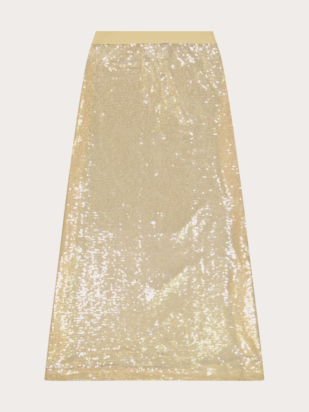 Photo principale du produit Jupe longue beige à sequins de la marque Dawn x Dare