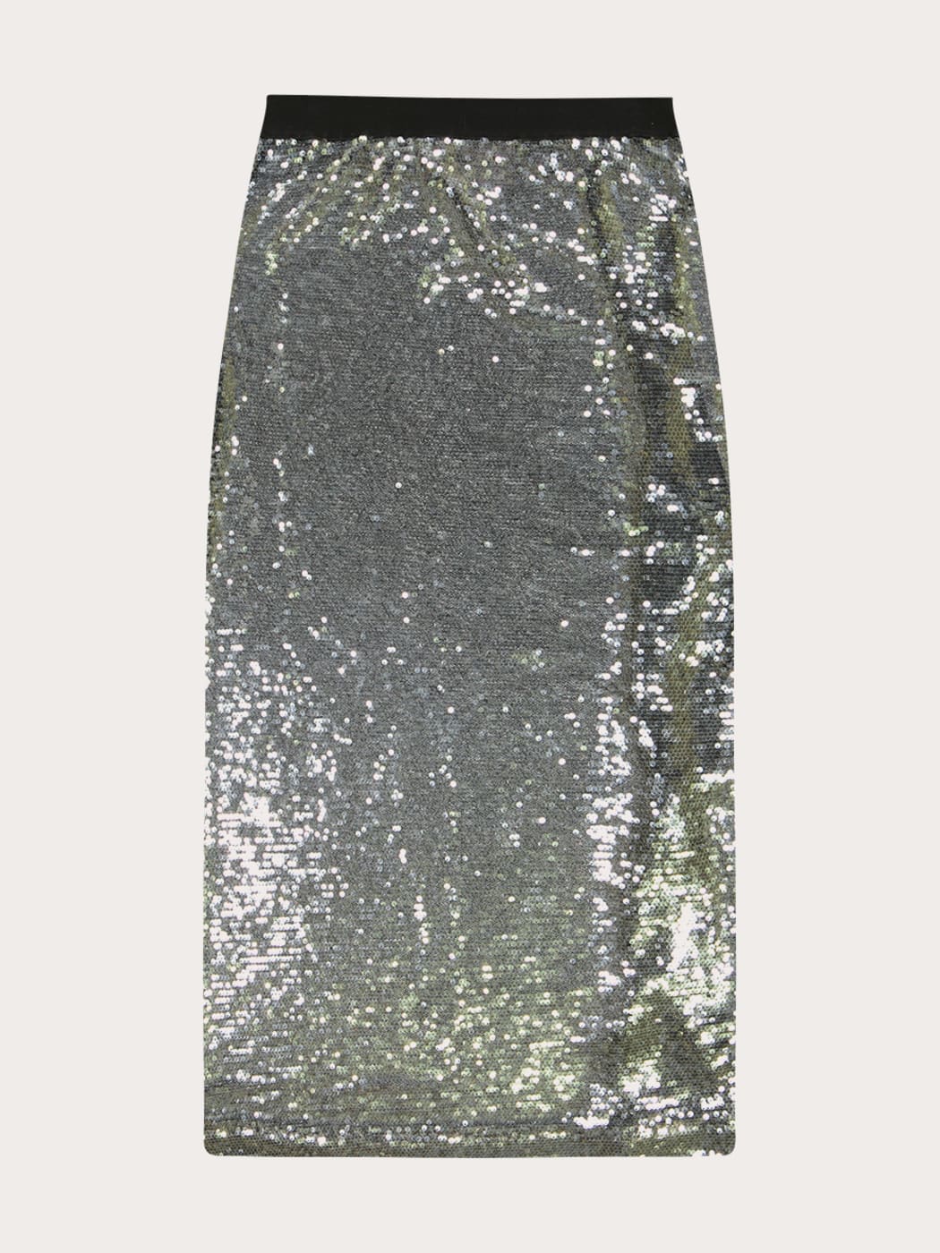 Photo principale du produit Jupe longue grise à sequins  de la marque Dawn x Dare