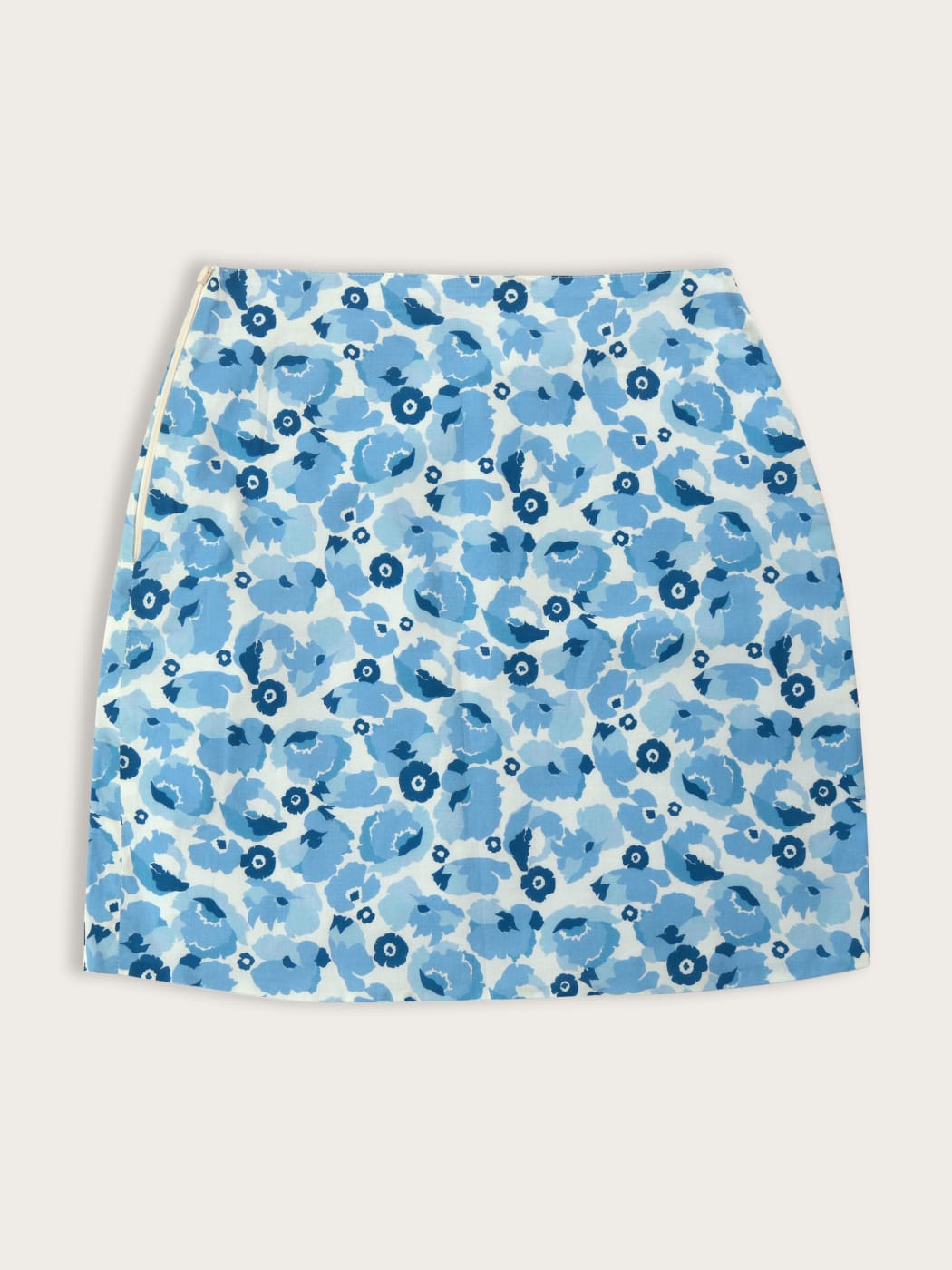 Photo secondaire du produit Jupe réversible bleue à fleurs de la marque Suzel