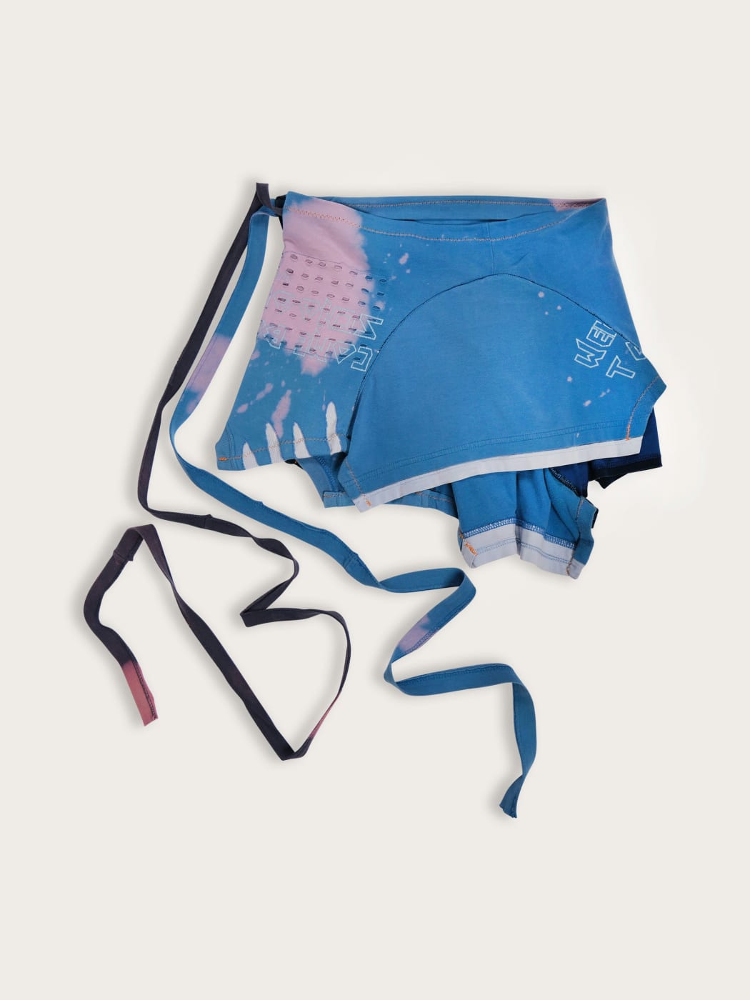 Photo principale du produit Jupe tee-shirt bleue et rose  de la marque Meïloumi