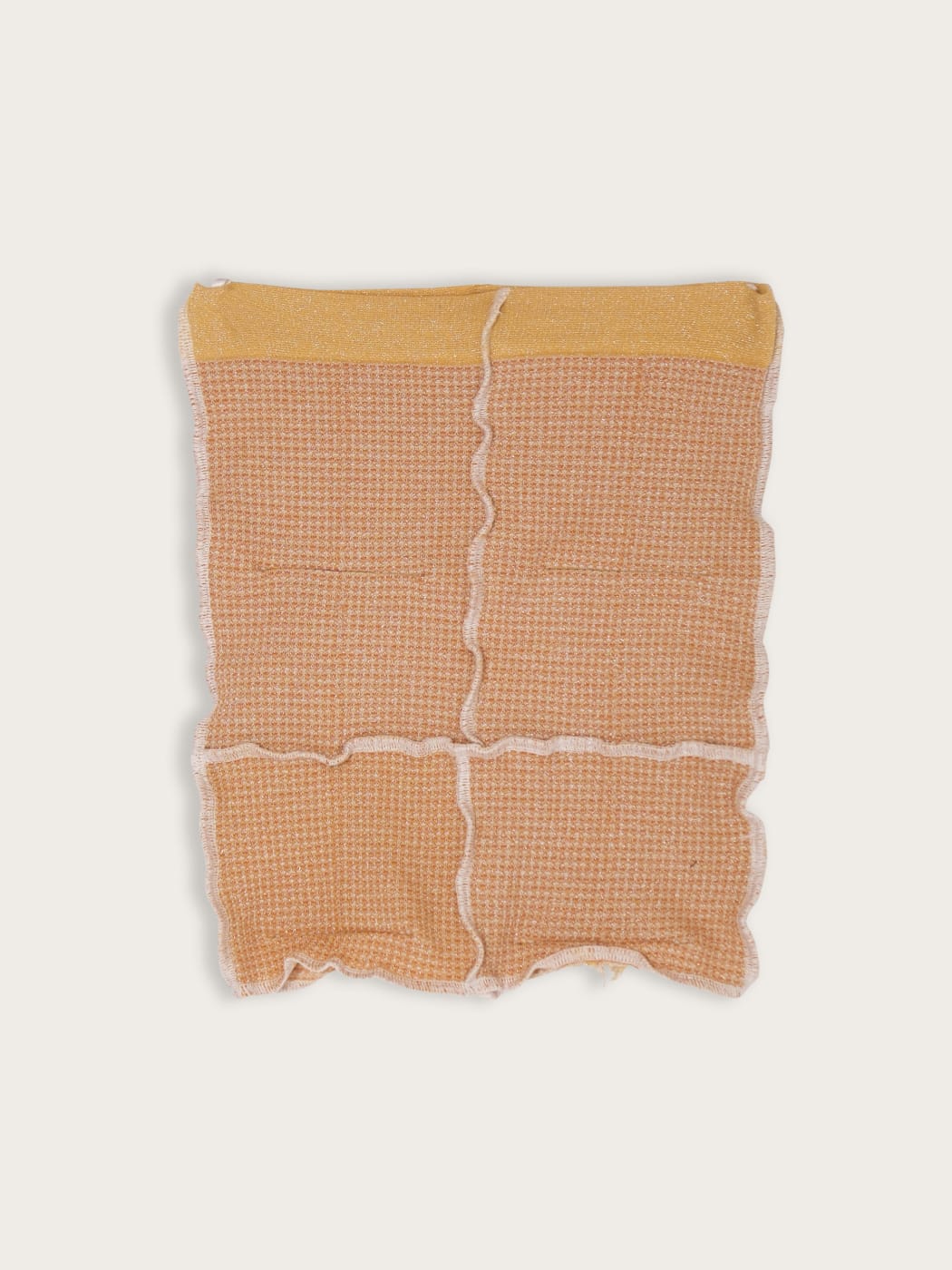 Photo secondaire du produit Jupe upcyclée beige de la marque Mahaud