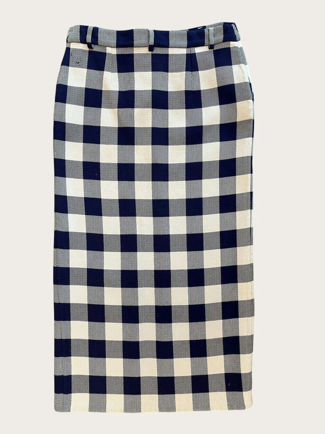 Photo secondaire du produit Jupe vichy parme en laine de la marque AMI Paris