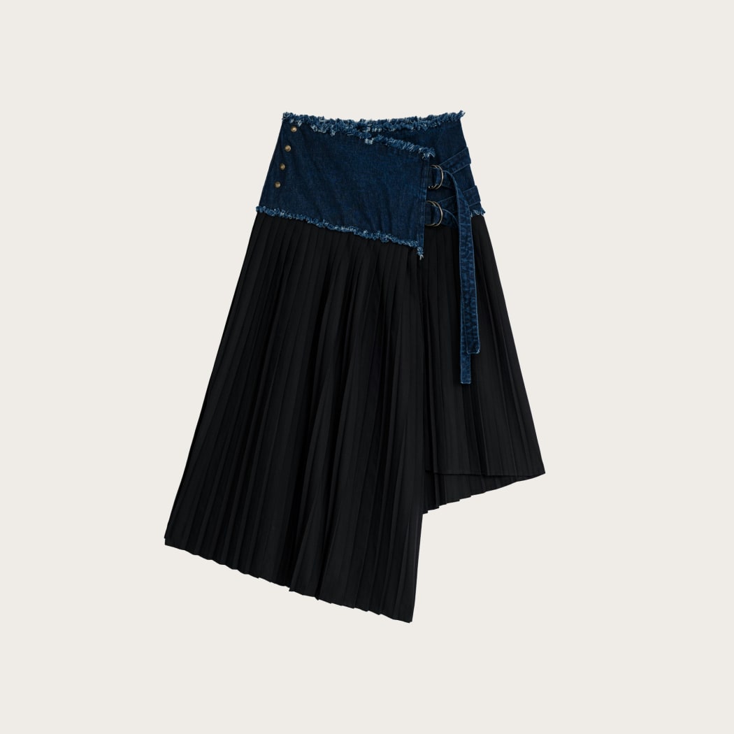 Photo principale du produit Kilt jean plissé  de la marque Esthé