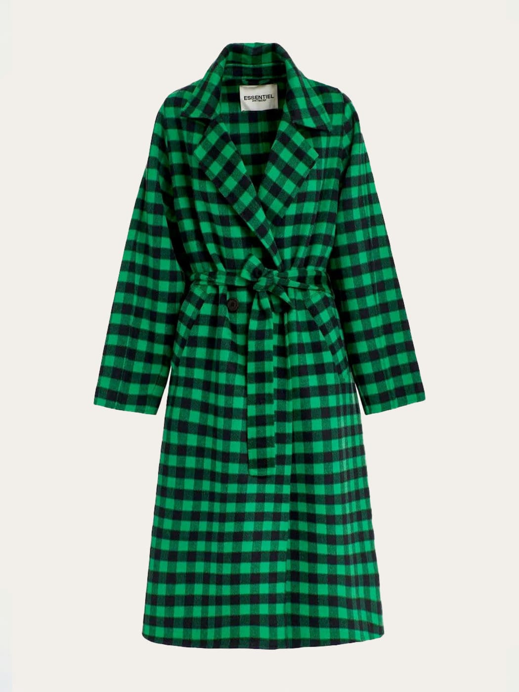 Photo principale du produit Manteau à carreaux de la marque Essentiel Antwerp