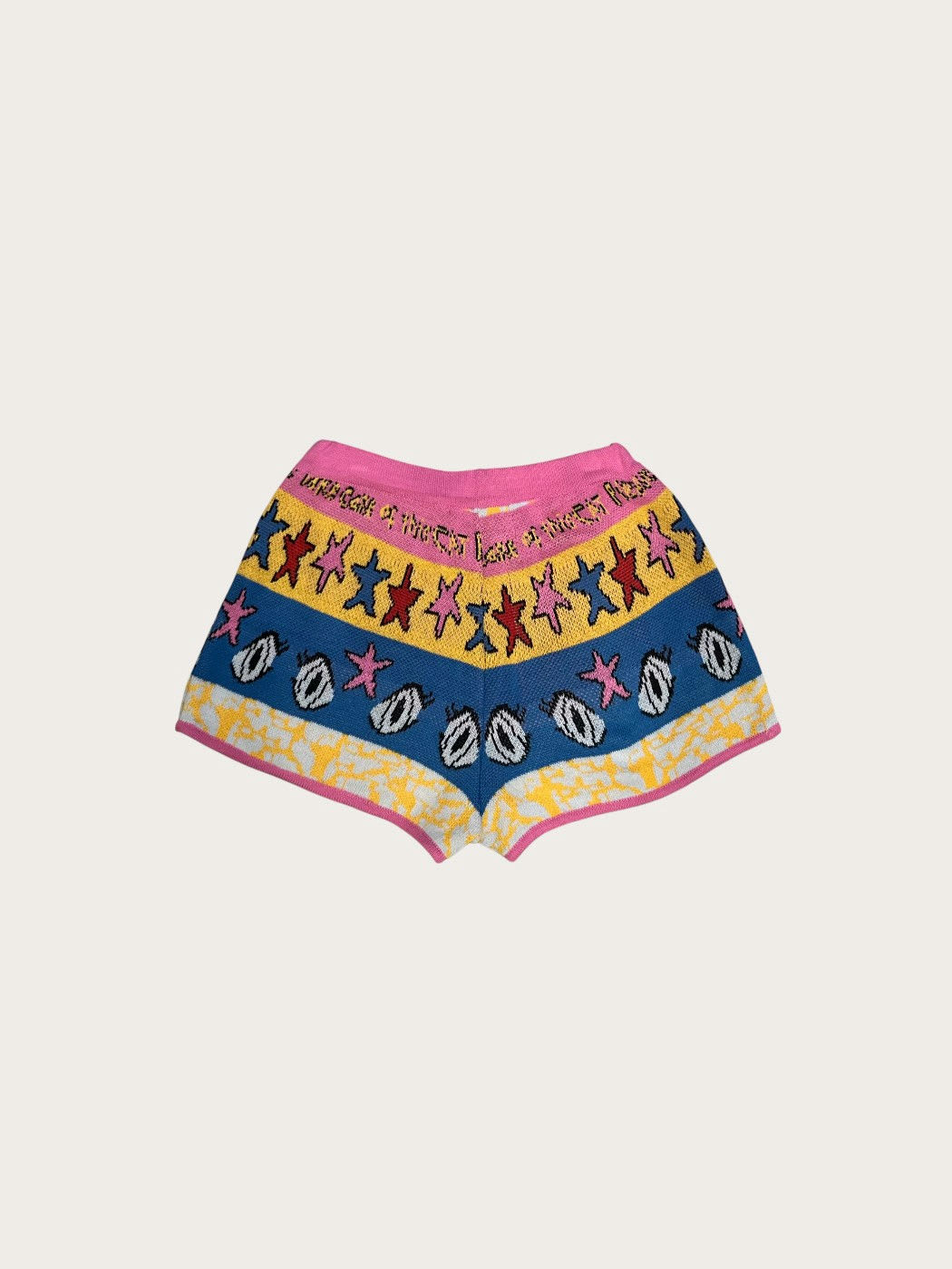 Photo principale du produit Mini short multicolore en crochet de la marque Annaiss Yucra