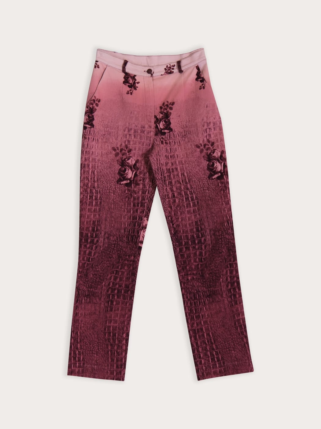 Photo principale du produit Pantalon Dégradé Rose Motif Croco de la marque Kaema