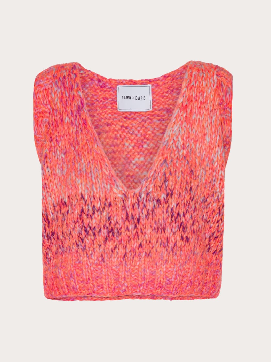 Photo principale du produit Pull sans manches orange de la marque Dawn x Dare