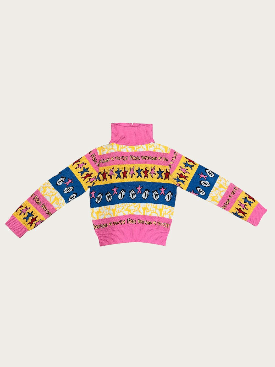 Photo secondaire du produit Pull zip multicolore en crochet  de la marque Annaiss Yucra