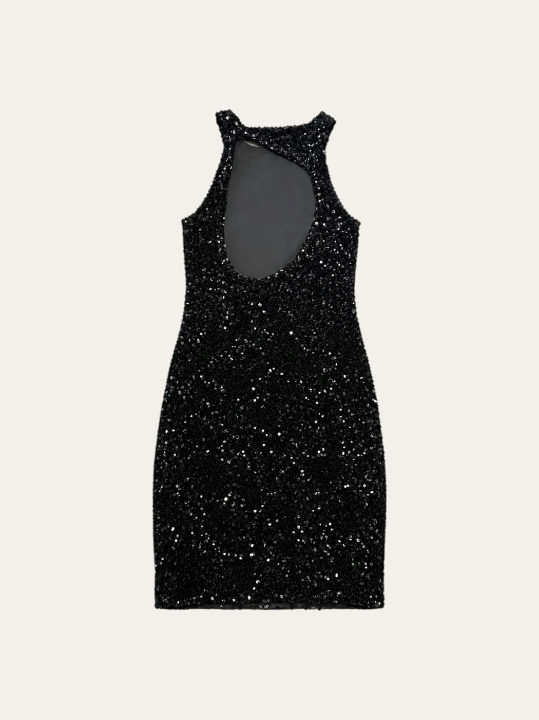 Photo secondaire du produit Robe à paillettes col serré de la marque Elaine Hersby