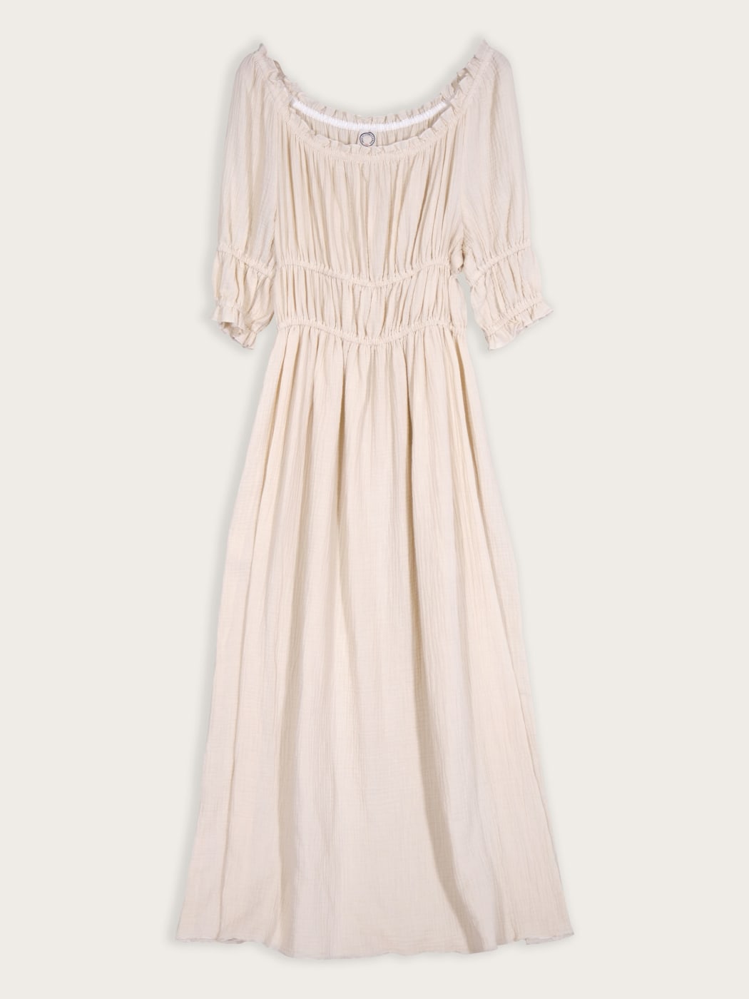 Photo principale du produit Robe Coton Ecru  de la marque Ines de la Fressange Paris