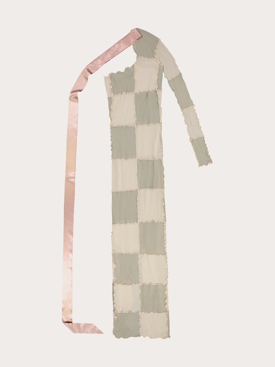 Photo principale du produit Robe damiers asymétrique de la marque Mahaud