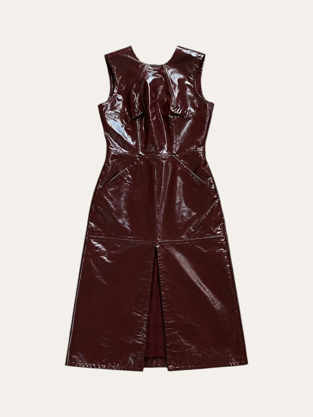 Photo principale du produit Robe en cuir Marron de la marque Stella Nova