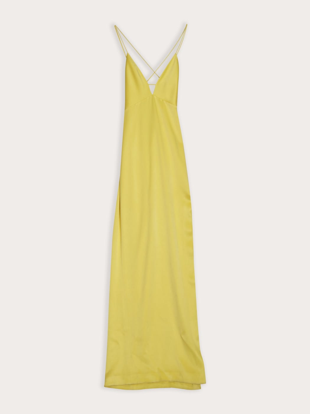 Photo principale du produit Robe en Satin Jaune de la marque Alice + Olivia