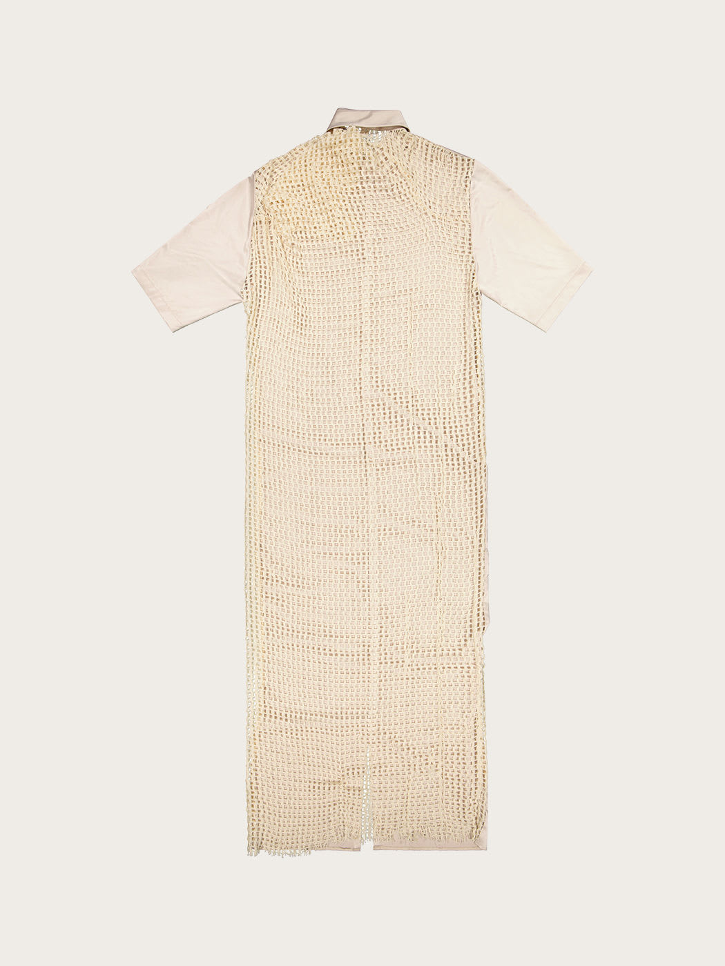 Photo secondaire du produit Robe filet et soie de la marque Pressiat