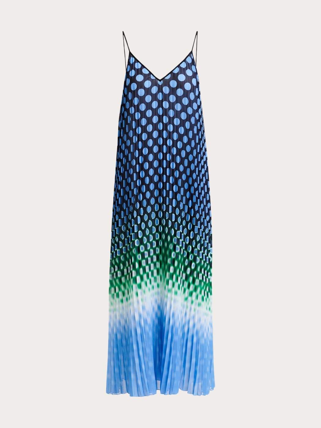 Photo principale du produit Robe longue plissée à pois de la marque Essentiel Antwerp