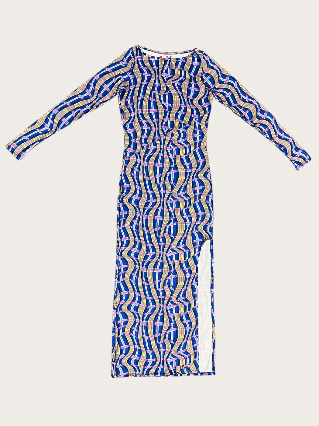 Photo principale du produit Robe maxi manches longues bleue  de la marque Annaiss Yucra