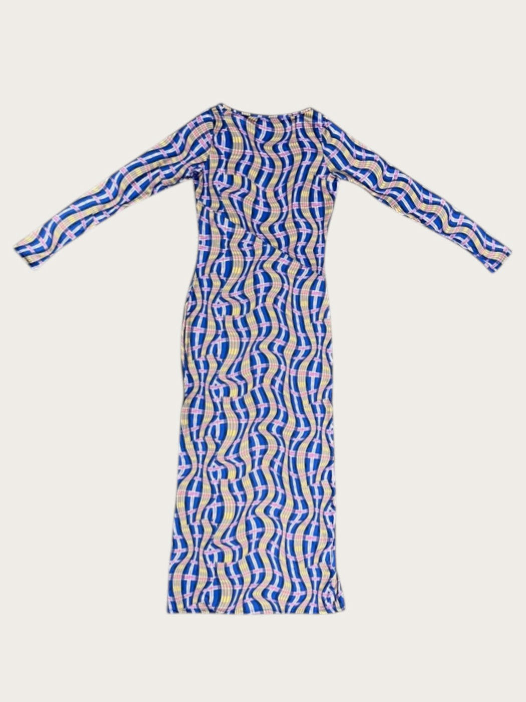 Photo secondaire du produit Robe maxi manches longues bleue  de la marque Annaiss Yucra