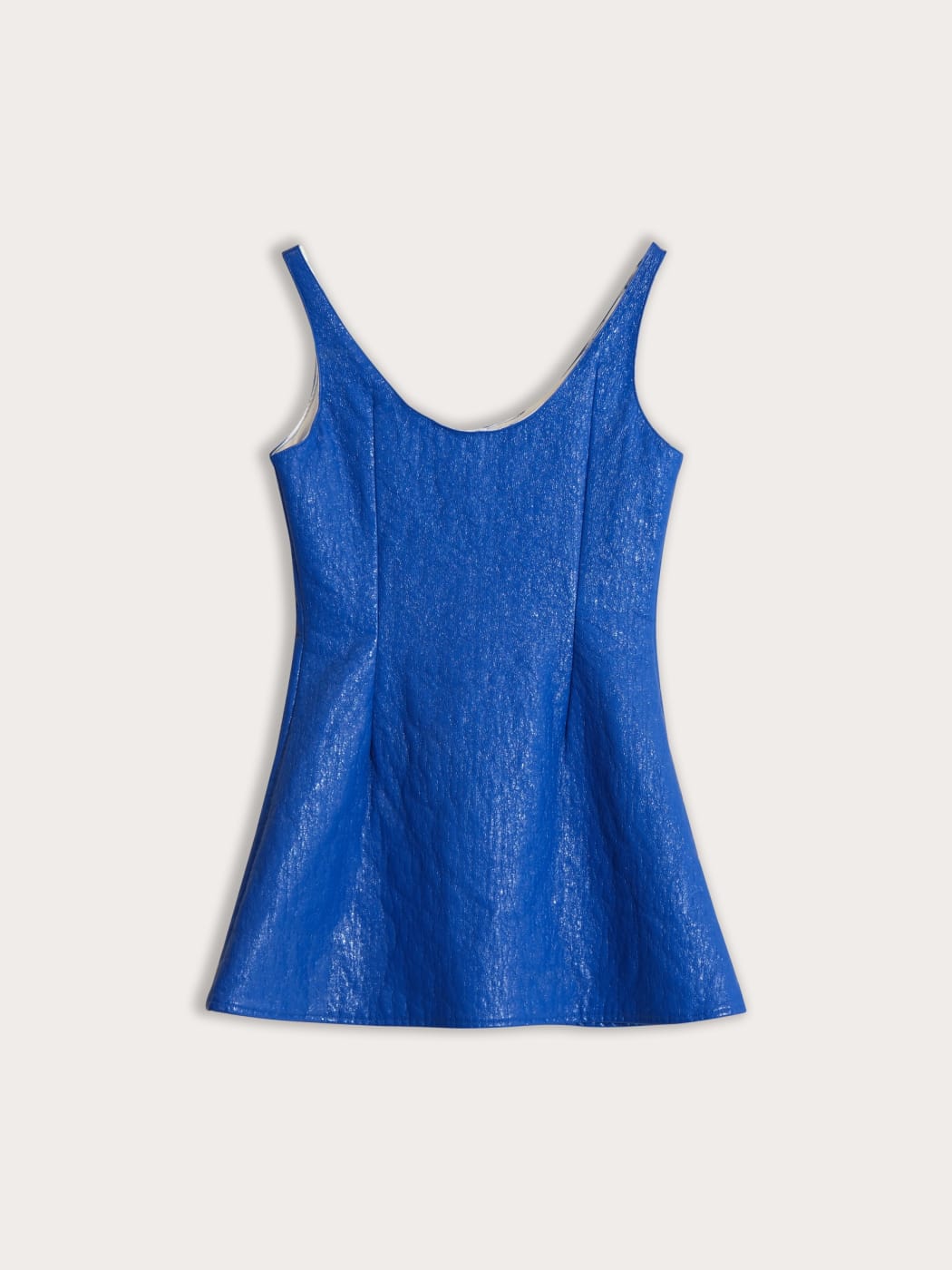 Photo secondaire du produit Robe Mini à Bretelles Bleu Electrique de la marque Maison J. Simone