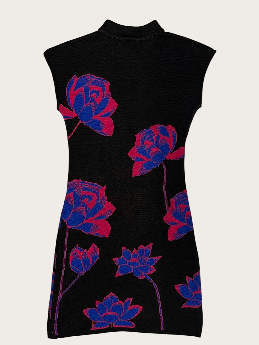 Photo secondaire du produit Robe mini noire à fleurs  de la marque Annaiss Yucra