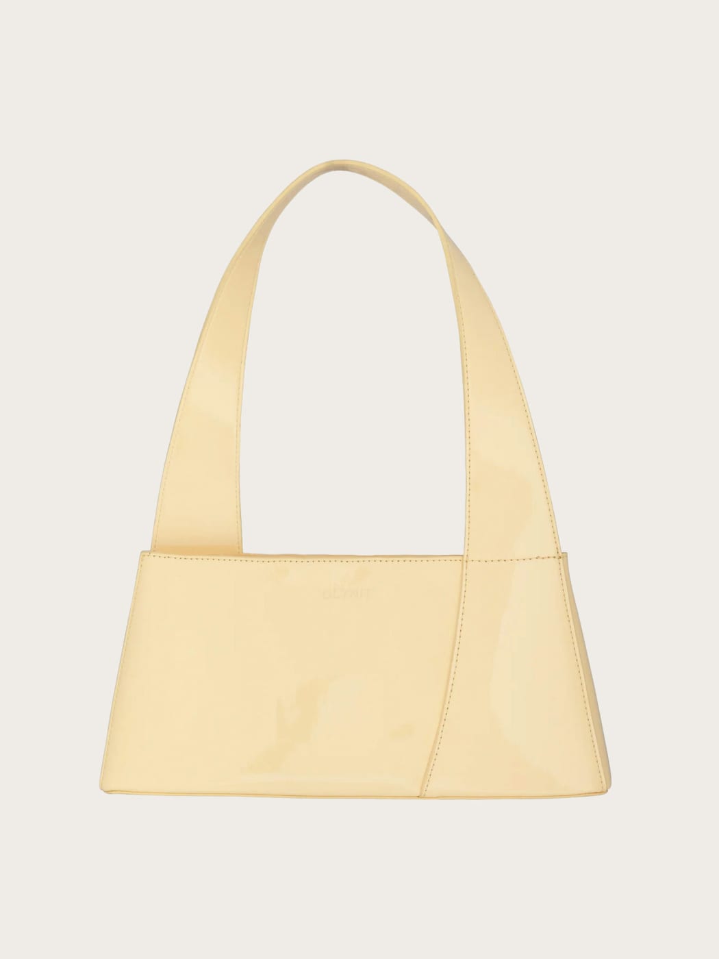 Photo principale du produit Sac déstructuré vernis jaune de la marque Glynit