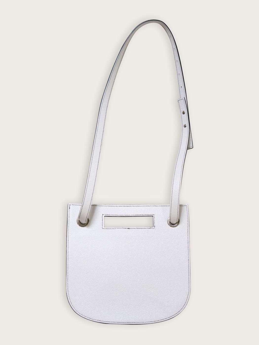 Photo secondaire du produit Sac en Cuir Blanc de la marque LAJU Paris