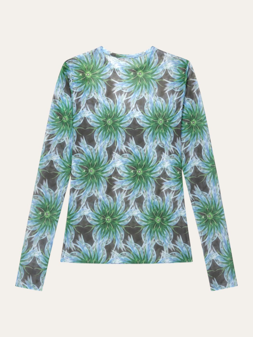 Photo principale du produit T-shirt mesh vert-brun de la marque Fera Poppies