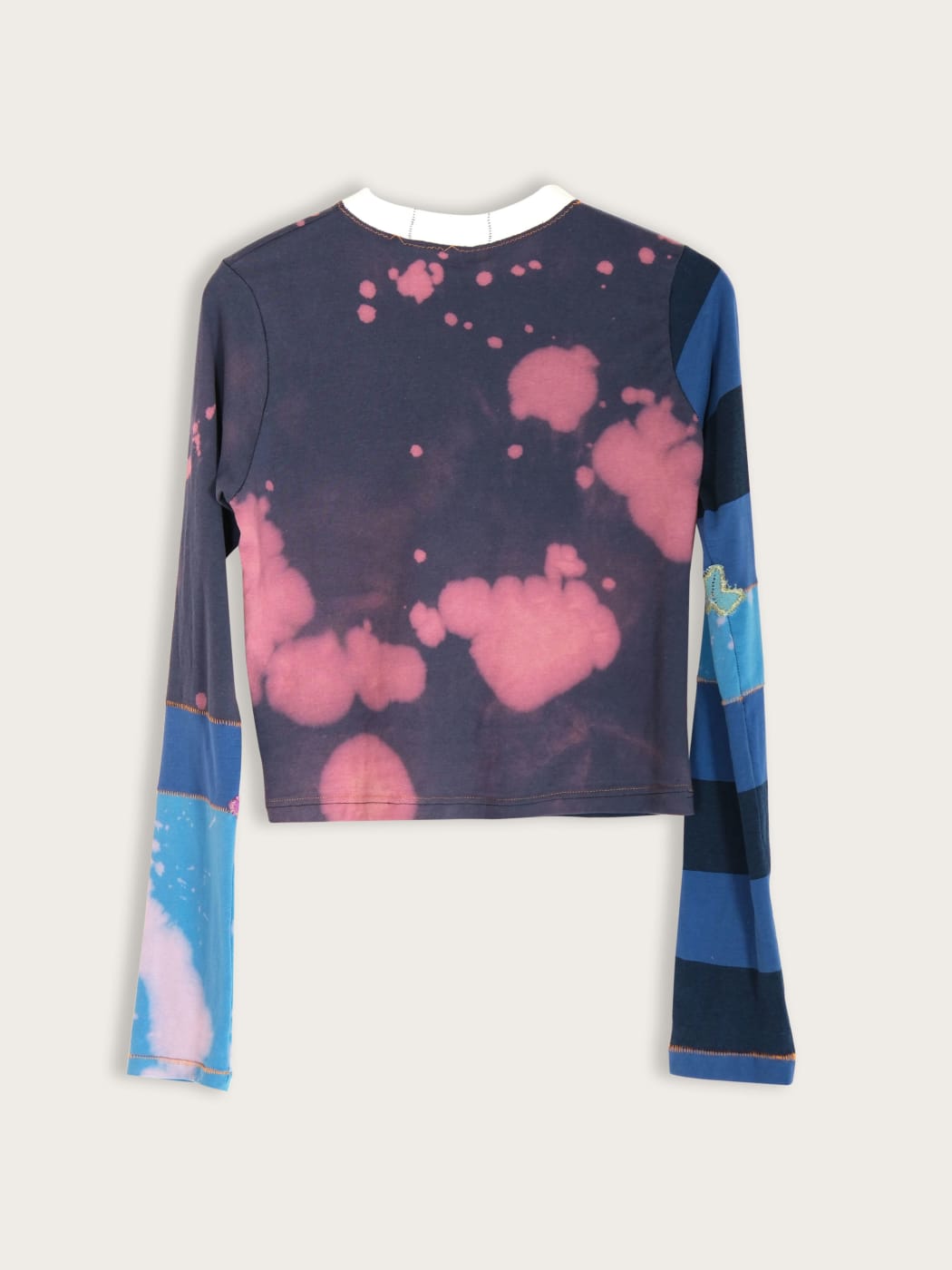 Photo secondaire du produit Tee-shirt manches longues bleu et rose  de la marque Meïloumi