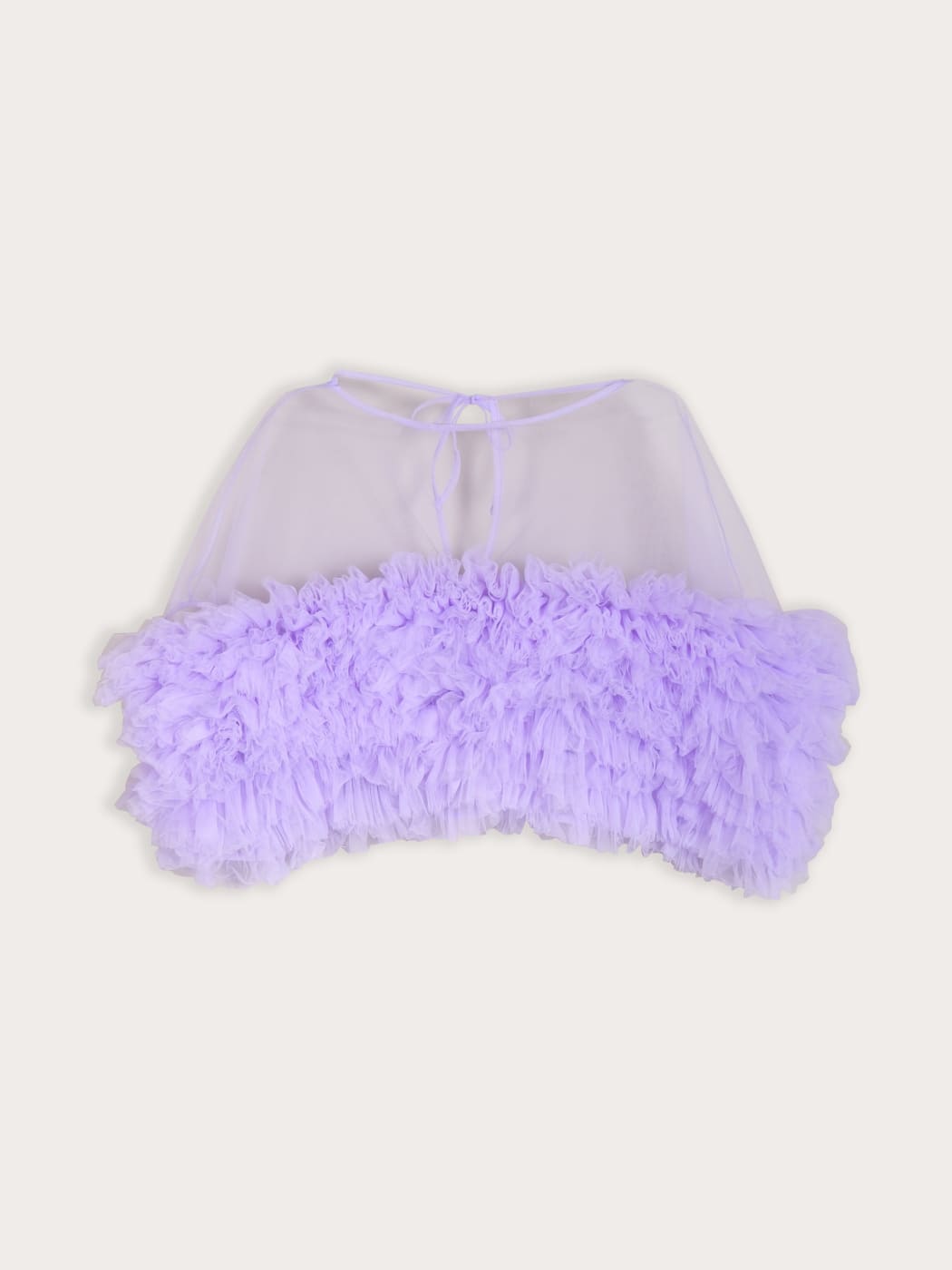 Photo principale du produit Top à Volants en Tulle Lilas de la marque House Of Campbell