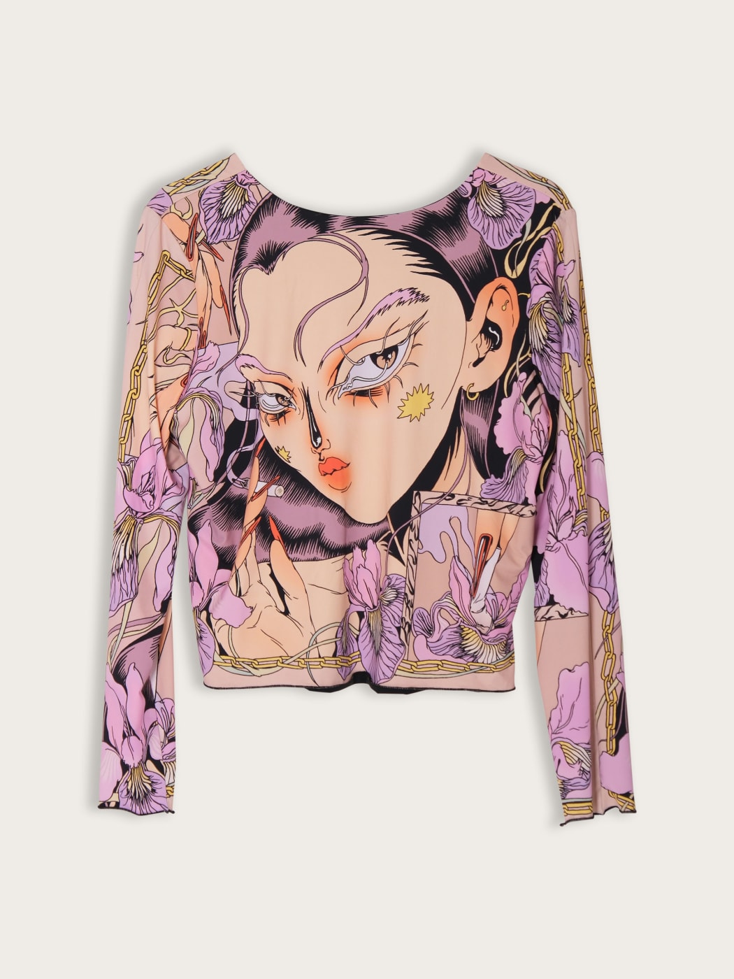 Photo principale du produit Top imprimé visage  de la marque Rhi Dancey