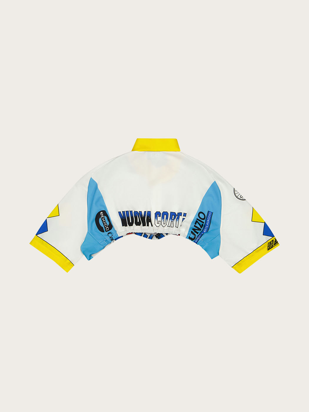Photo secondaire du produit Top manches upcyclé jaune de la marque Maison Mourcel
