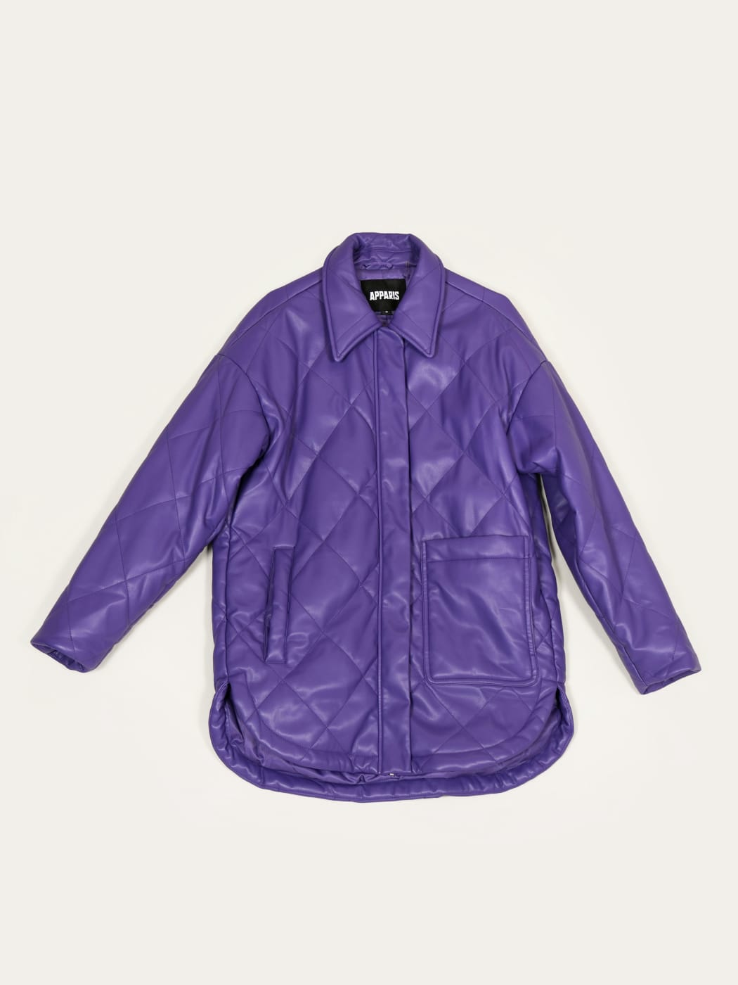 Photo principale du produit Veste-Chemise Violette Matelassée de la marque Apparis