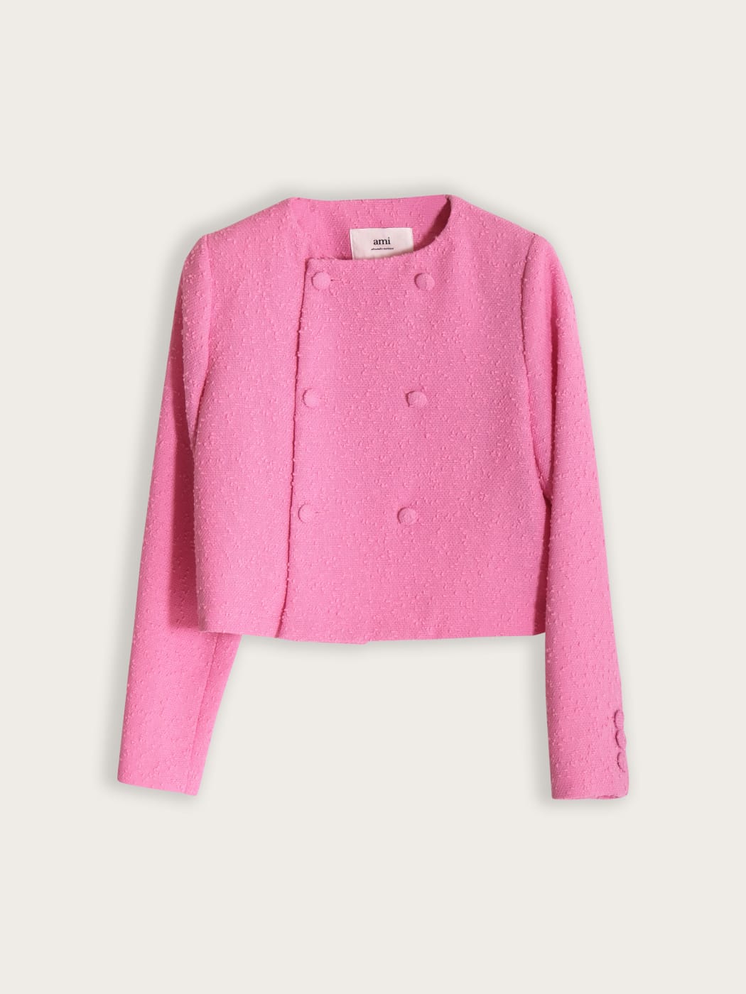 Photo principale du produit Veste Crop Rose de la marque AMI Paris