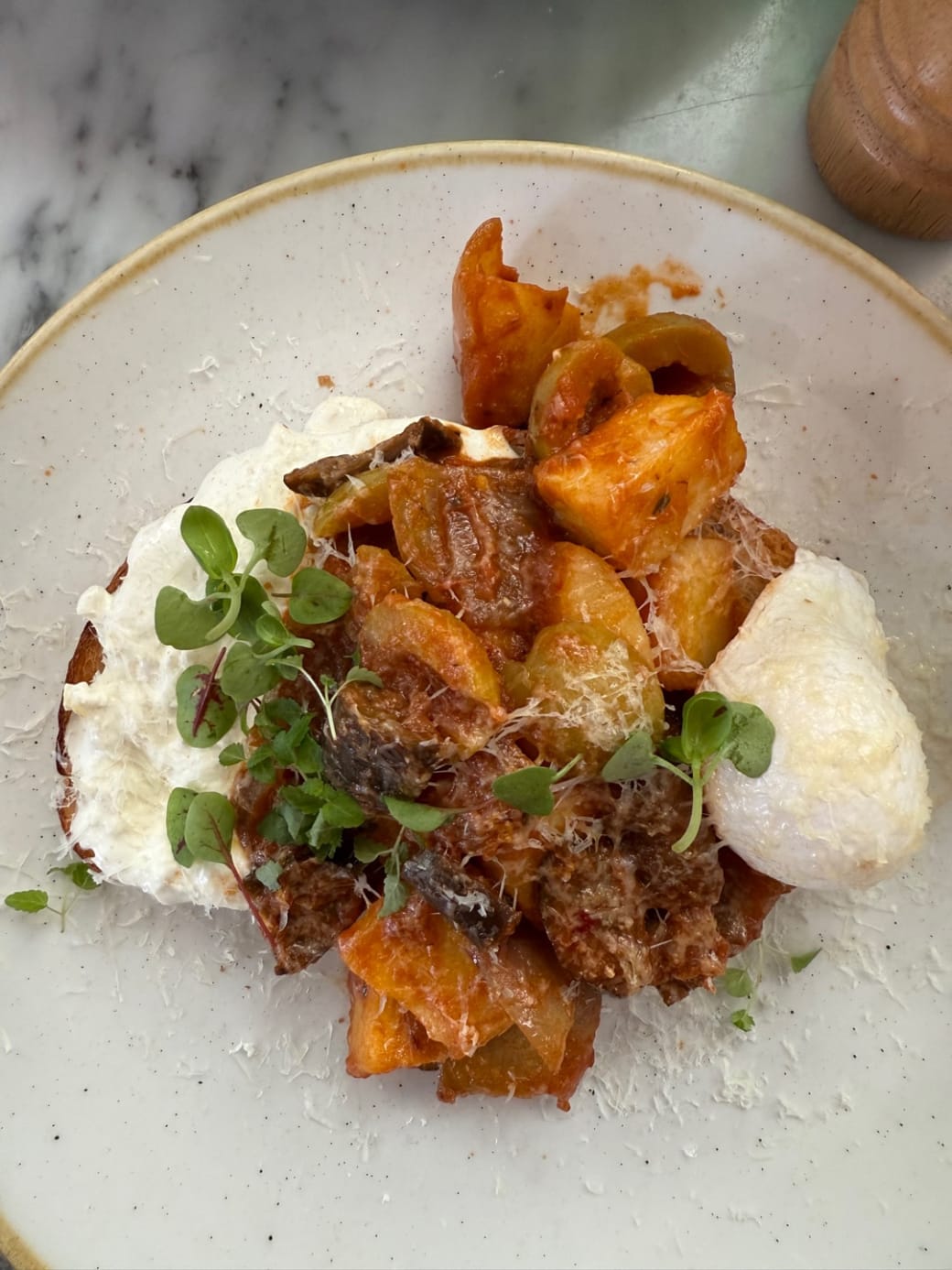 Caponata at Maggio's Cafe