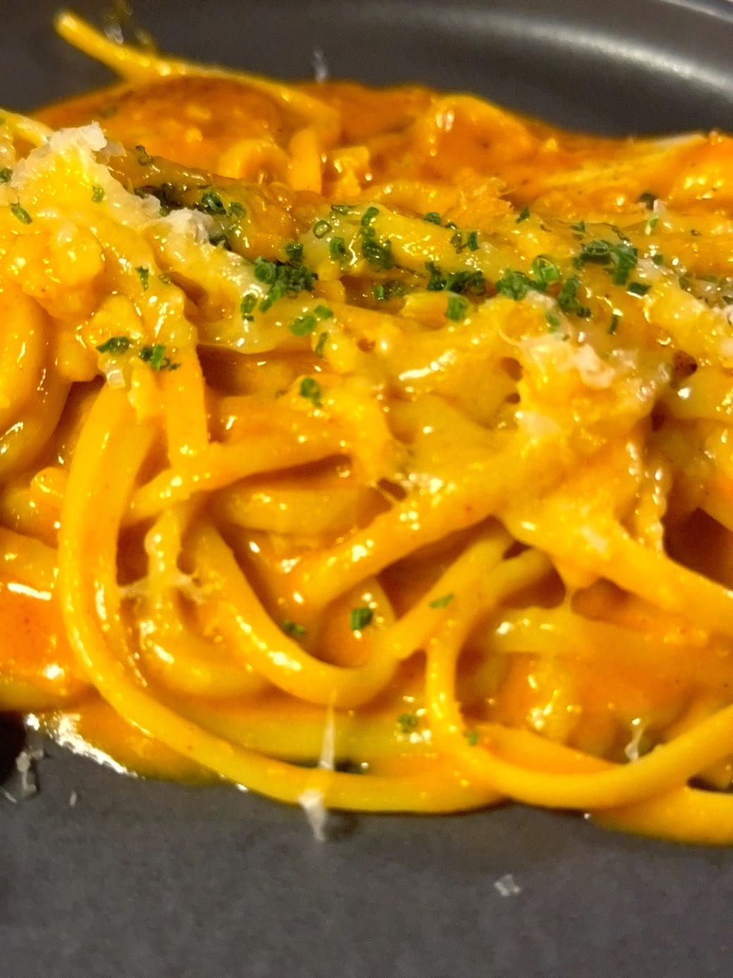 Korean Linguine at Hustlers.Syd