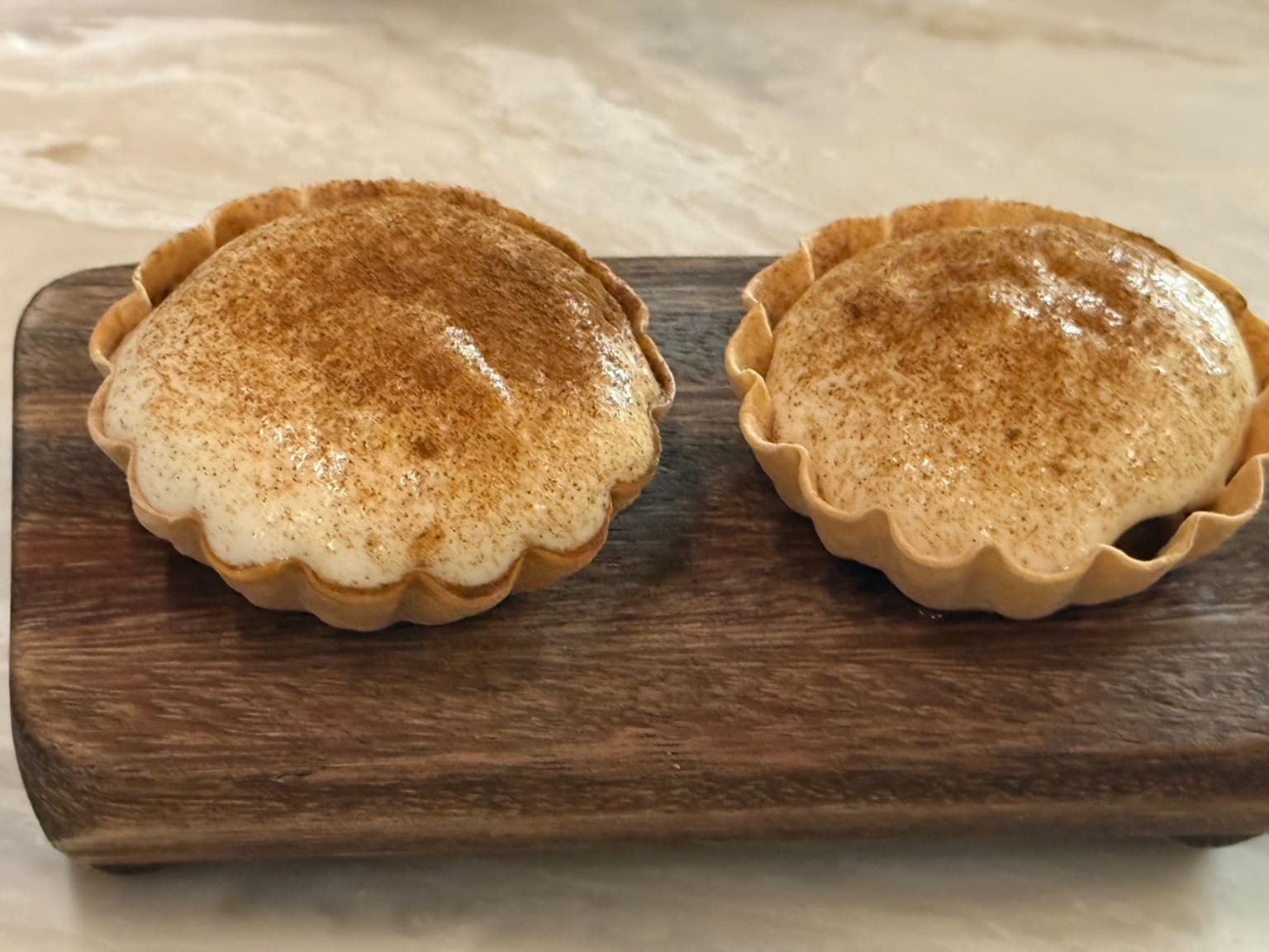Cheese & Mushroom Tartlets (V) at Senia