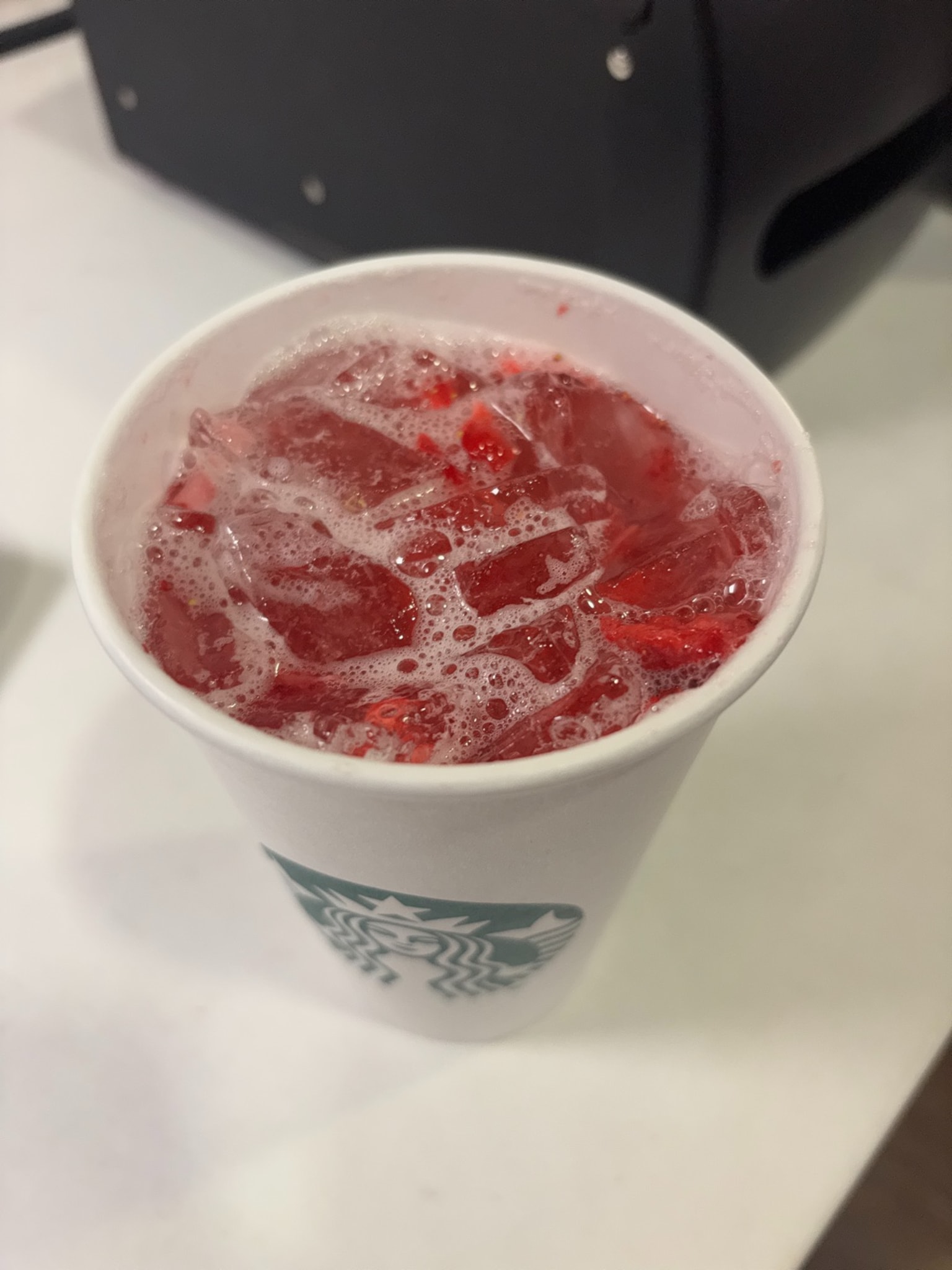 Strawberry Acai Lemonade Refresher Energy at Starbucks Pre-Security Terminal 2 Lobby 5 - 6 (2F)