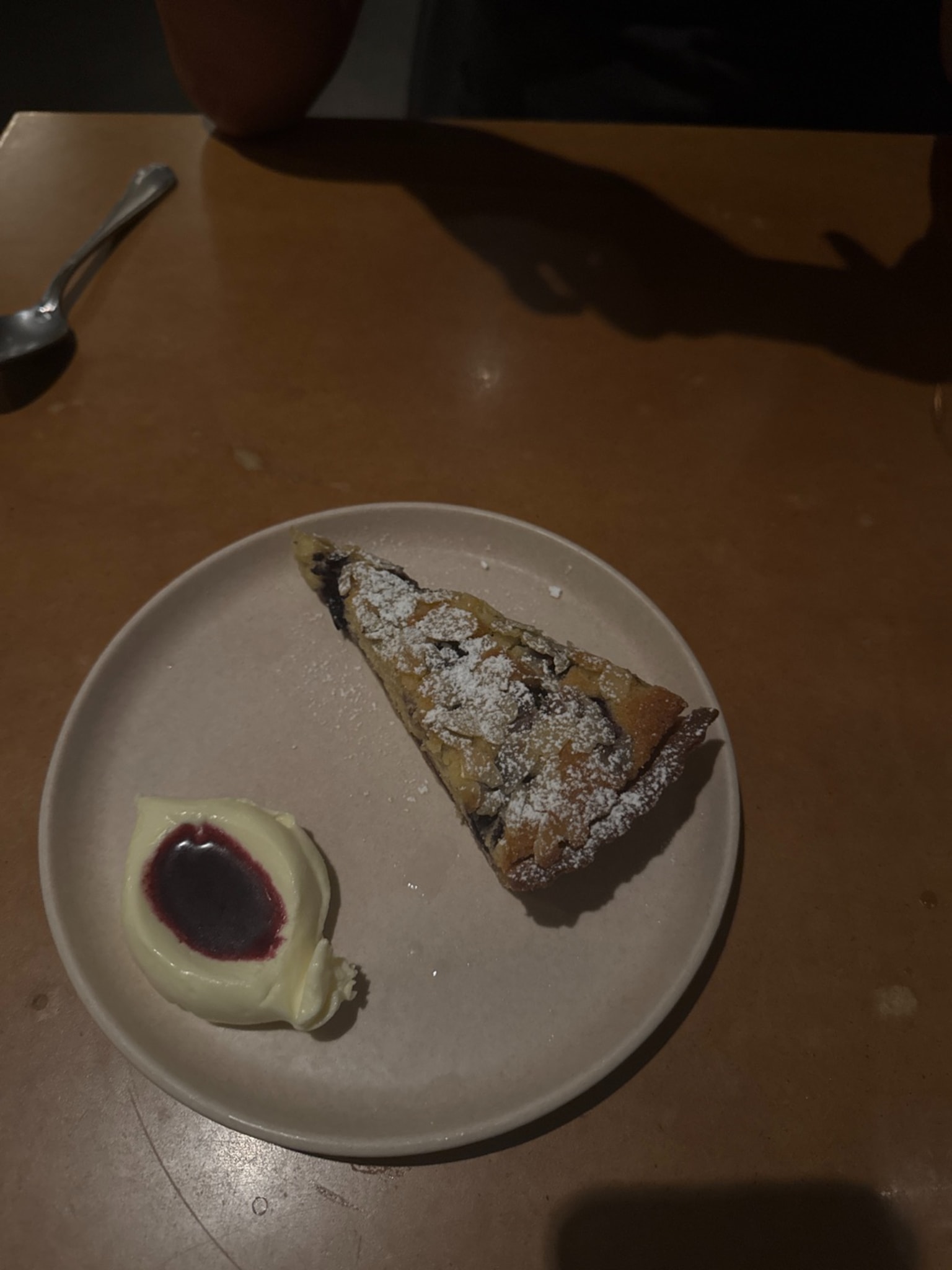 Blueberry Bakewell at Alfie's