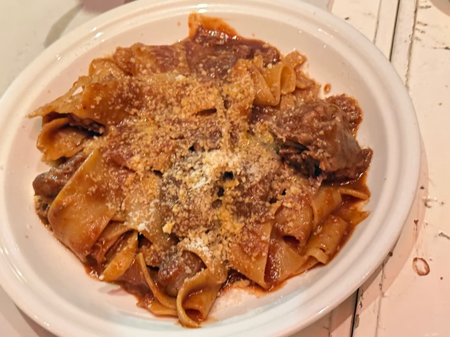 Pappardelle, Lamb Ragu at Bar Totti's