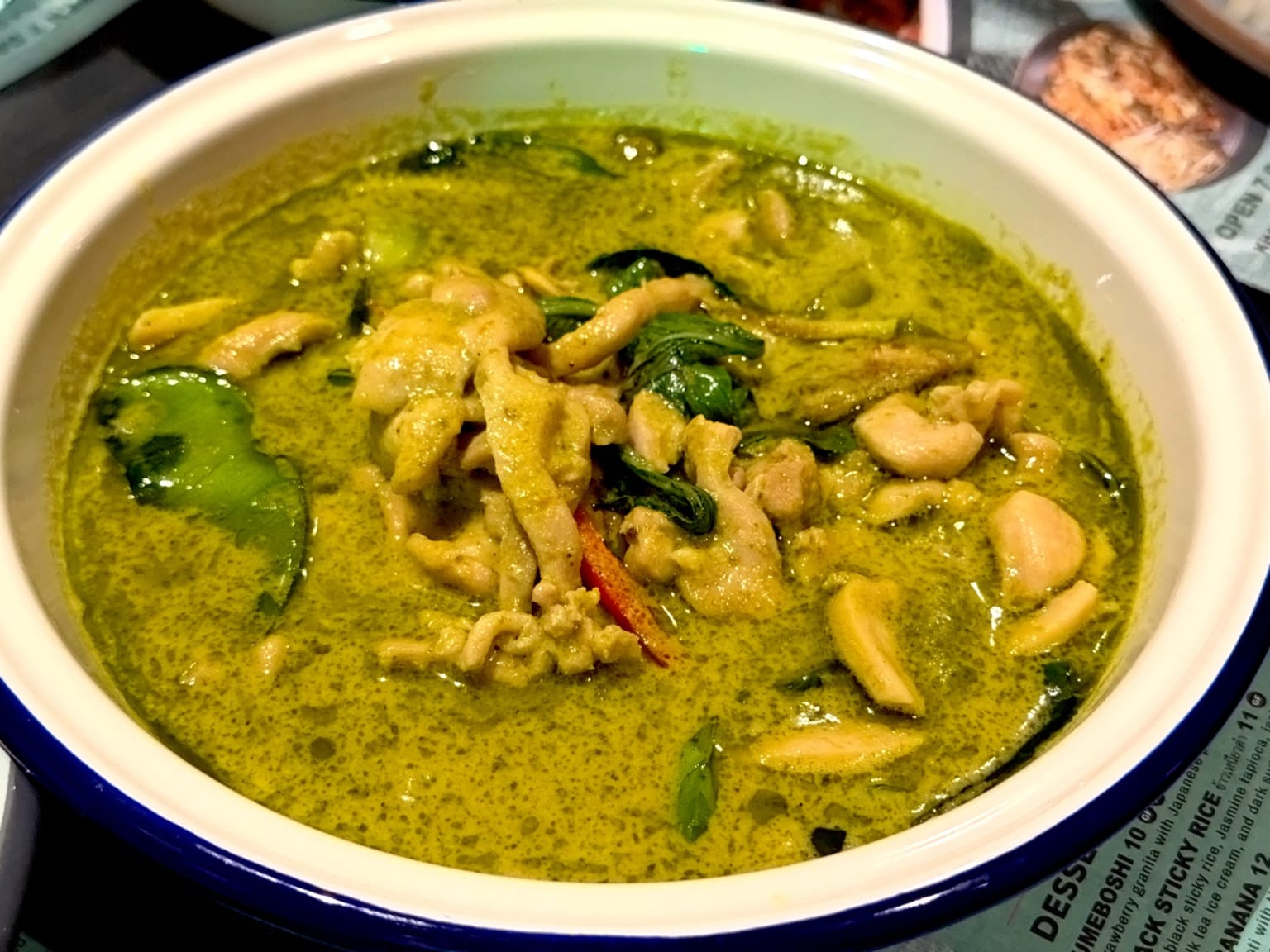 Gaeng Keaw Wan at Khao Pla