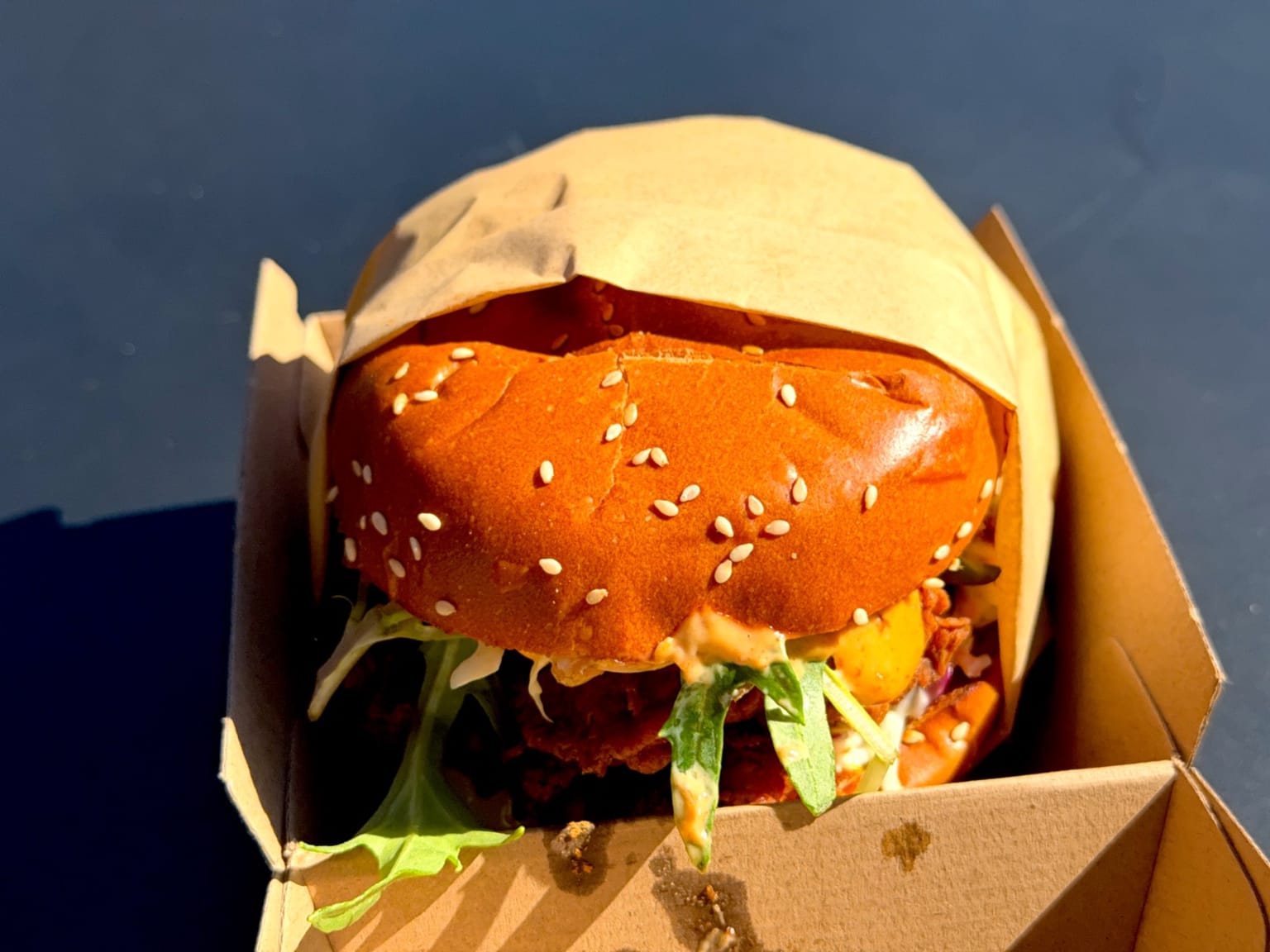 Buttermilk Chicken Burger at North Sandwich and Burgers Eveleigh