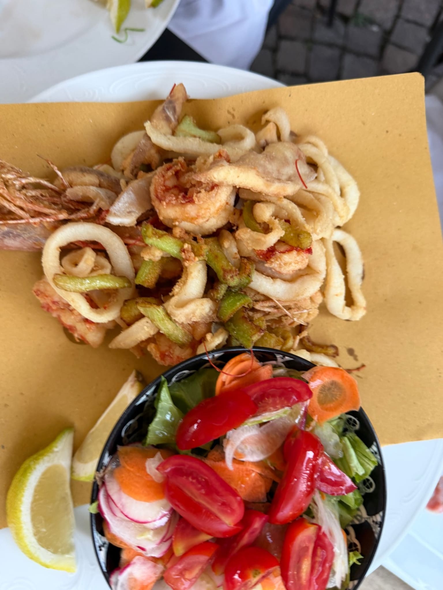 Fritto Misto at Ristorante Lo Storico in Como dal 1941