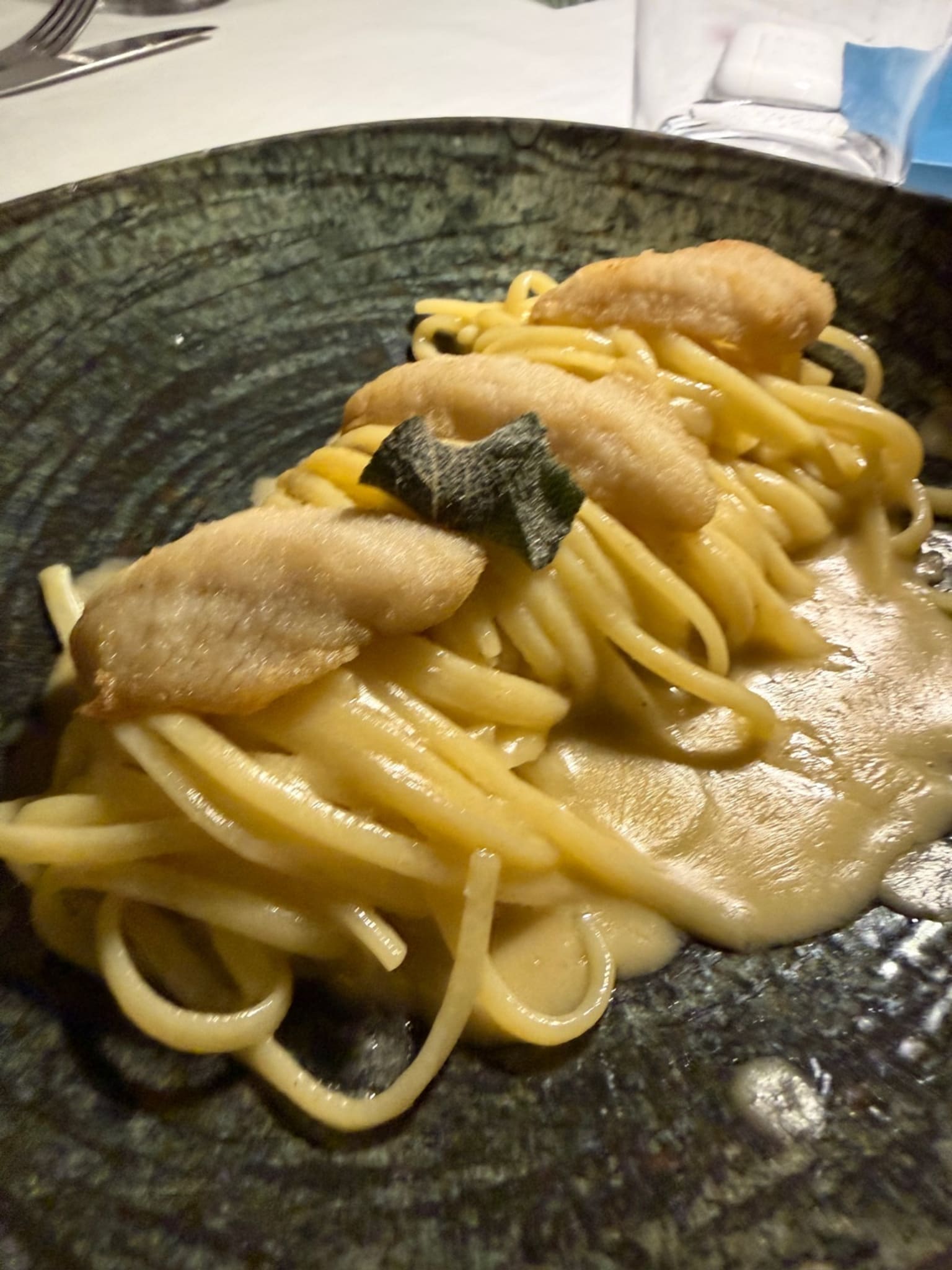 Lake Fish Spaghetti at Ristorante Momi