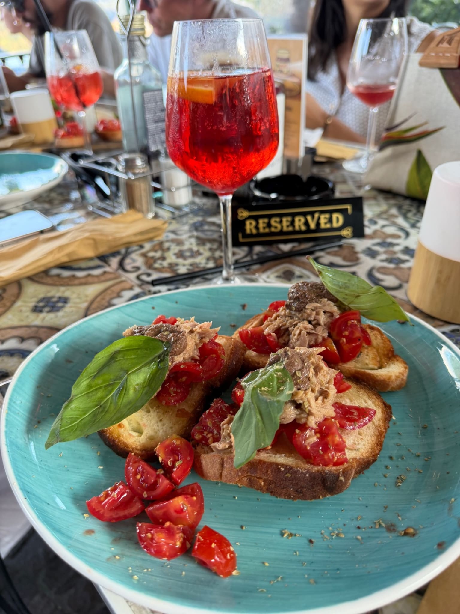 Bruschetta at The Port Cafè