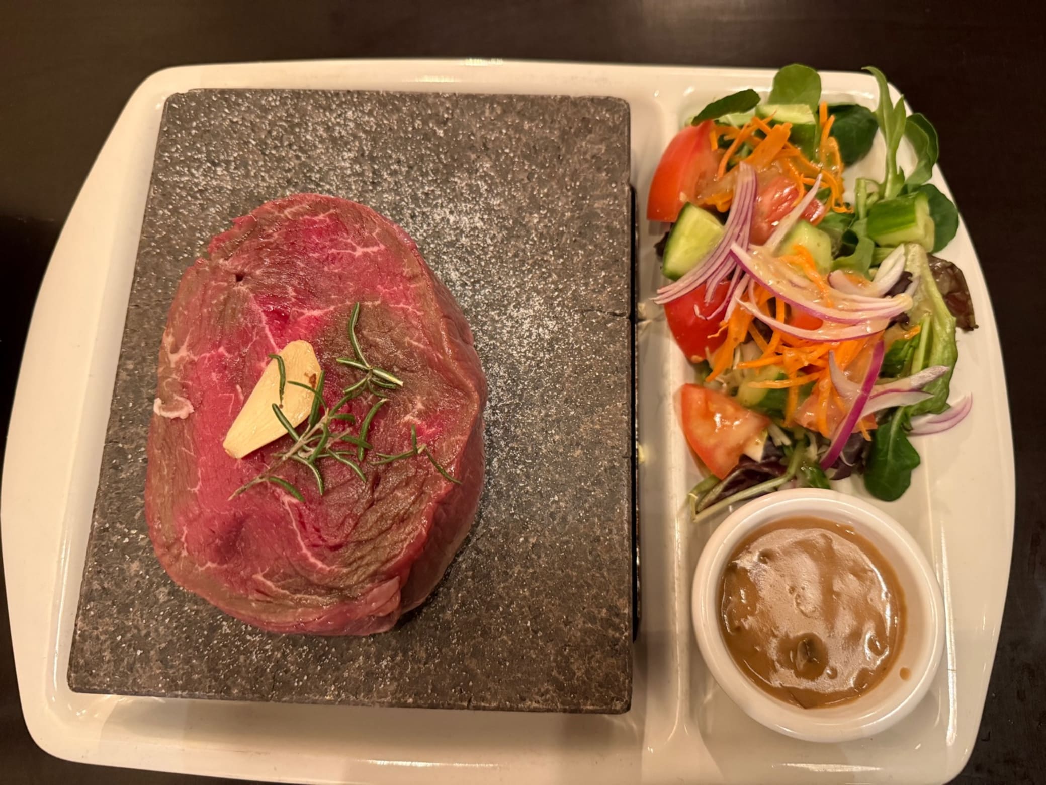 Wagyu Rump 300g at The Flames Galore (Stonegrill Dining) | Best Stonegrill Restaurant in Canberra