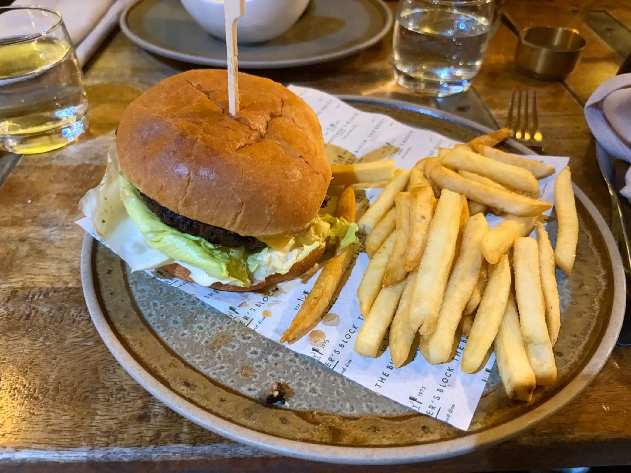 Wagyu Beef Burger at The Butcher's Block