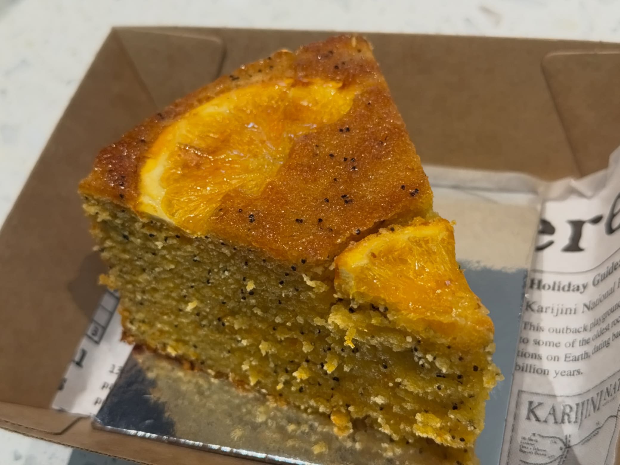 Orange Poppyseed Cake at Sergio Patisserie Sydney Fish Market