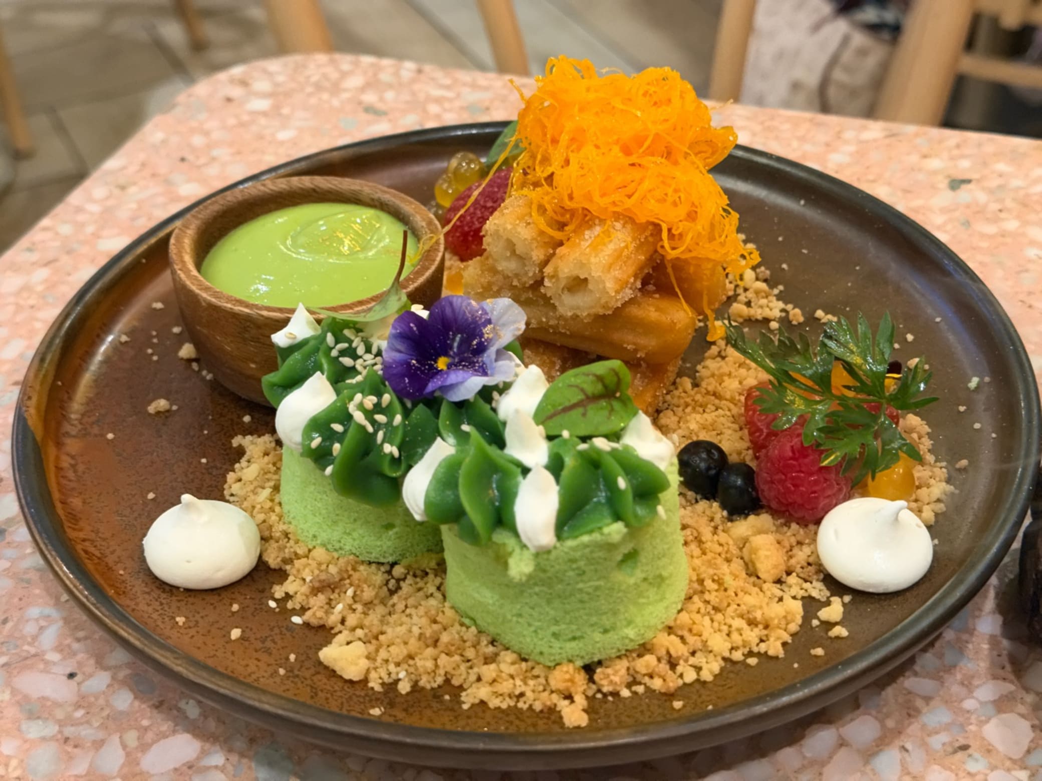 Pandan Churros at Mango Coco